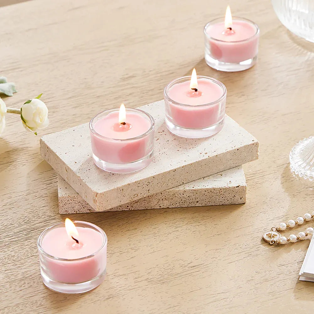 Floral fragrance scented candle