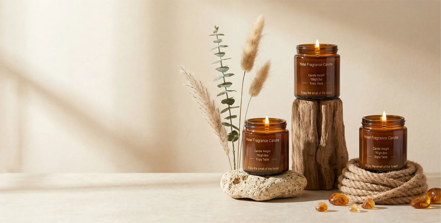 Natural Plant Essential Oil & Handmade Soybean Aromatherapy Candle